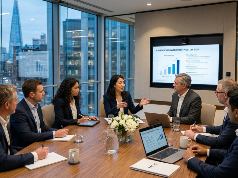 Management consulting meeting